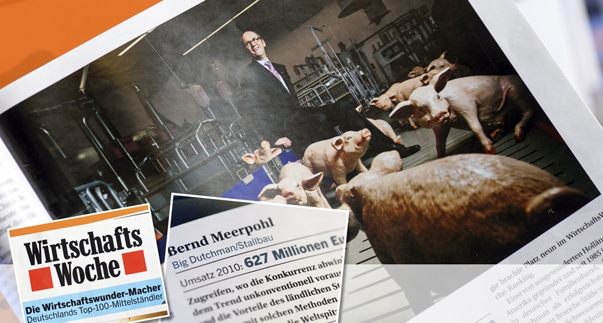 2012 Number 9of top-selling German middle-class companies in an analysis of the renowned German business magazine Wirtschaftswoche (»business week«)
