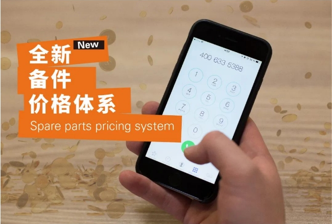 全新备件价格体系