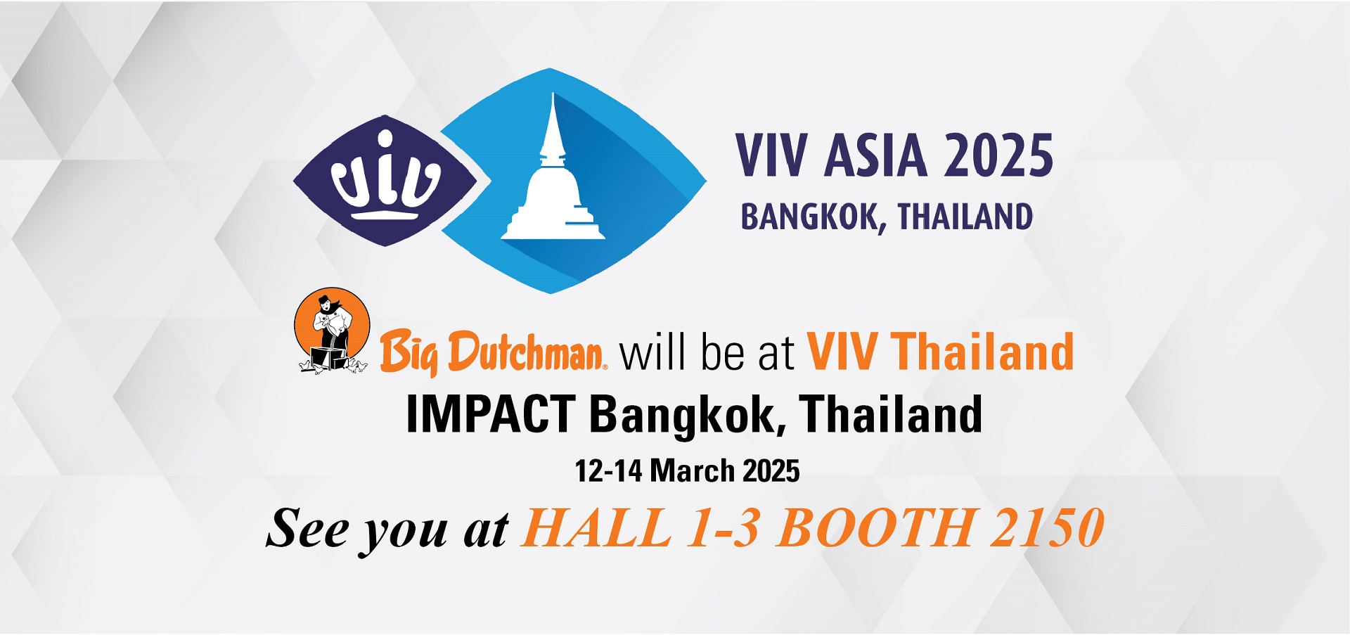 Big Dutchman与您相约2025年曼谷VIV展会
